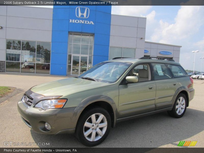 Willow Green Opalescent / Taupe 2006 Subaru Outback 2.5i Limited Wagon