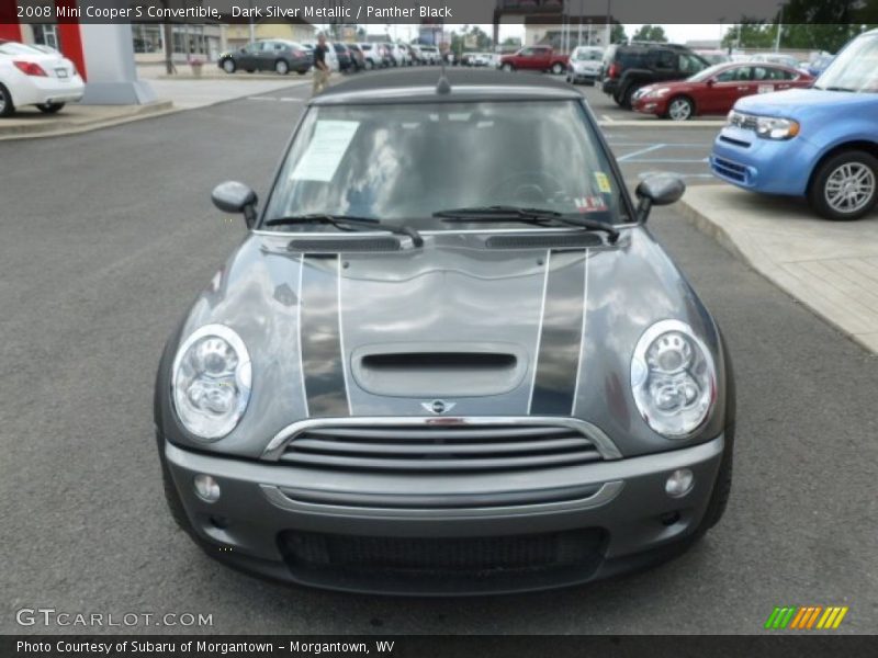 Dark Silver Metallic / Panther Black 2008 Mini Cooper S Convertible