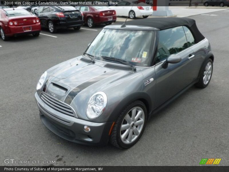 Dark Silver Metallic / Panther Black 2008 Mini Cooper S Convertible