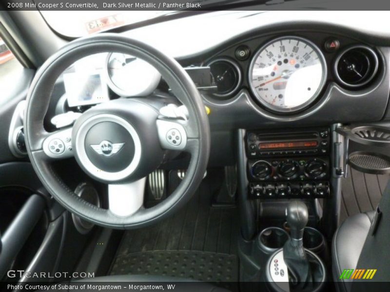 Dark Silver Metallic / Panther Black 2008 Mini Cooper S Convertible