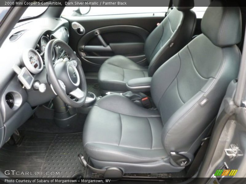 Dark Silver Metallic / Panther Black 2008 Mini Cooper S Convertible