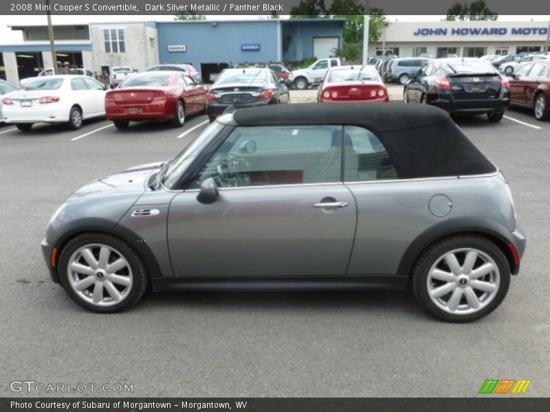 Dark Silver Metallic / Panther Black 2008 Mini Cooper S Convertible