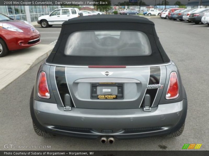 Dark Silver Metallic / Panther Black 2008 Mini Cooper S Convertible