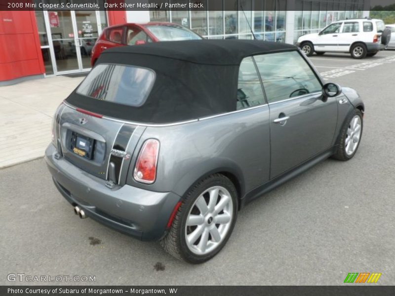 Dark Silver Metallic / Panther Black 2008 Mini Cooper S Convertible