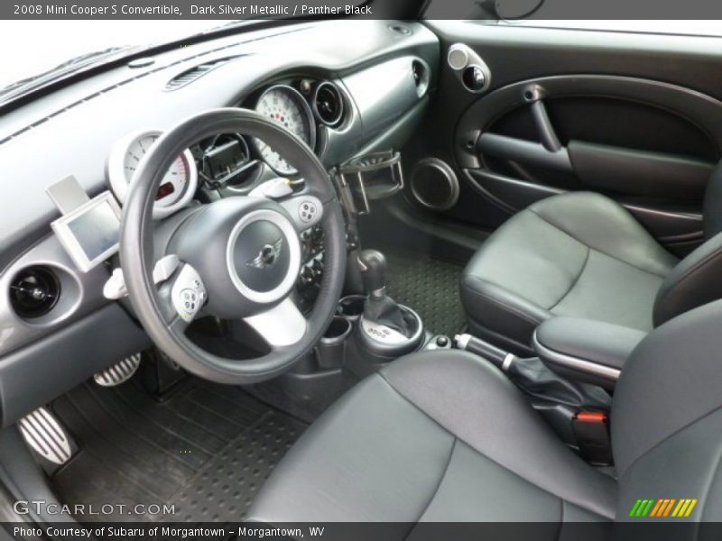 Dark Silver Metallic / Panther Black 2008 Mini Cooper S Convertible