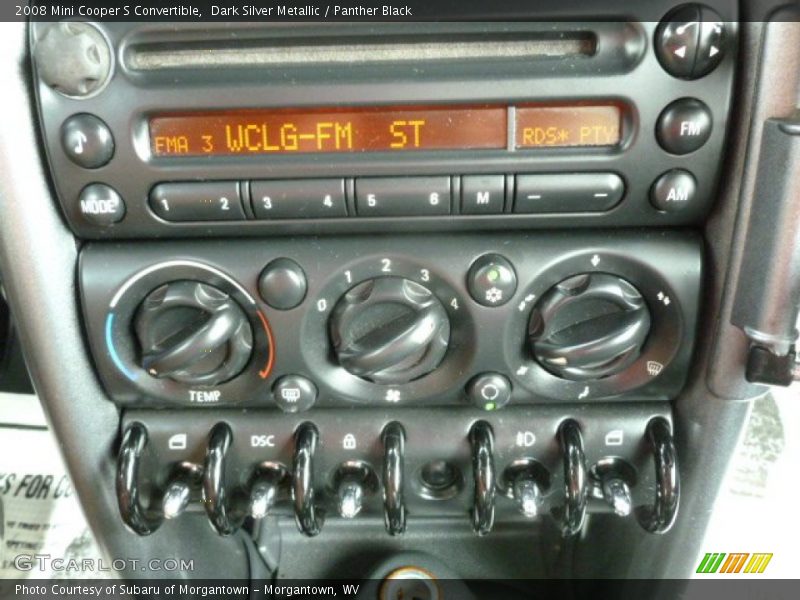 Dark Silver Metallic / Panther Black 2008 Mini Cooper S Convertible