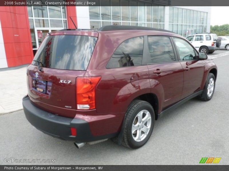 Cranberry Red Metallic / Beige 2008 Suzuki XL7 AWD