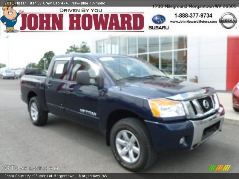 Navy Blue / Almond 2011 Nissan Titan SV Crew Cab 4x4