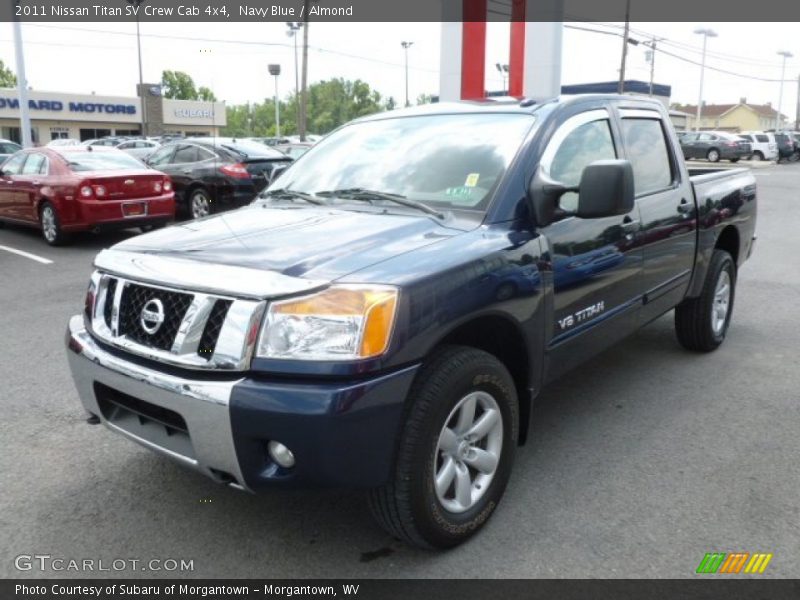 Navy Blue / Almond 2011 Nissan Titan SV Crew Cab 4x4