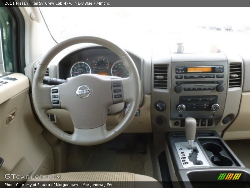 Navy Blue / Almond 2011 Nissan Titan SV Crew Cab 4x4