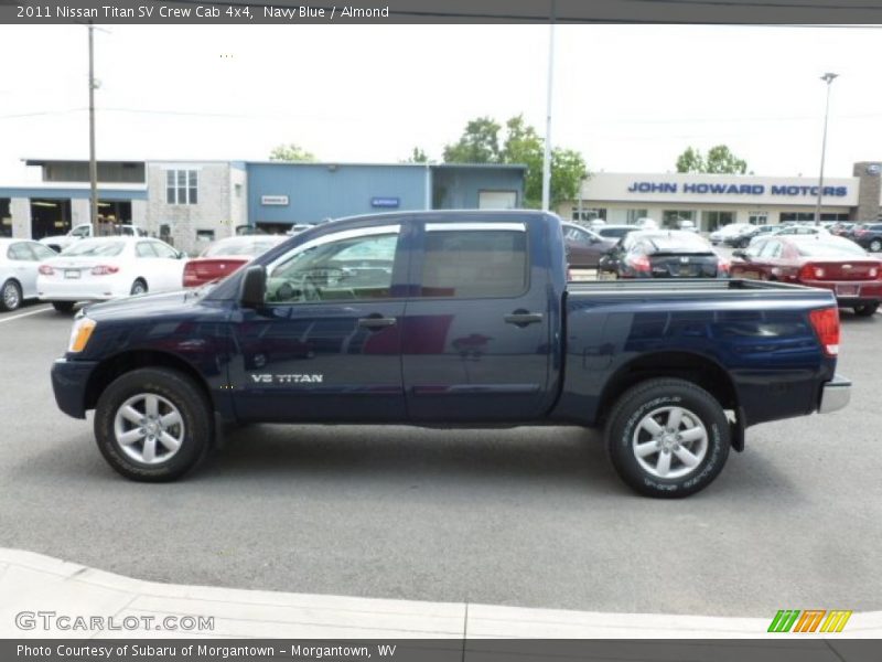 Navy Blue / Almond 2011 Nissan Titan SV Crew Cab 4x4