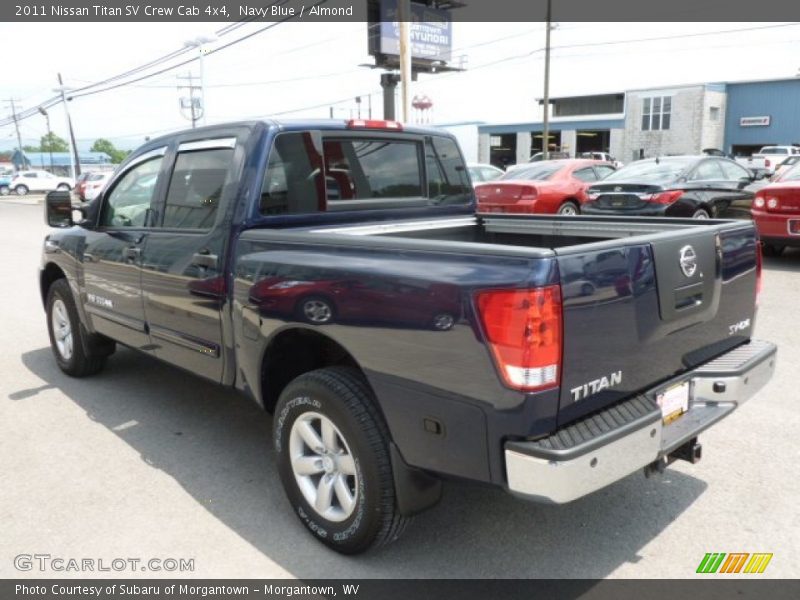 Navy Blue / Almond 2011 Nissan Titan SV Crew Cab 4x4