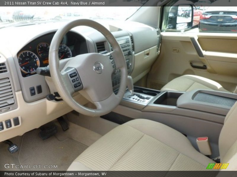 Navy Blue / Almond 2011 Nissan Titan SV Crew Cab 4x4