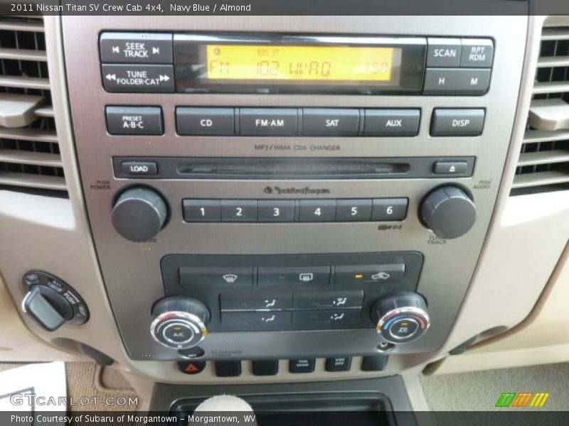 Navy Blue / Almond 2011 Nissan Titan SV Crew Cab 4x4