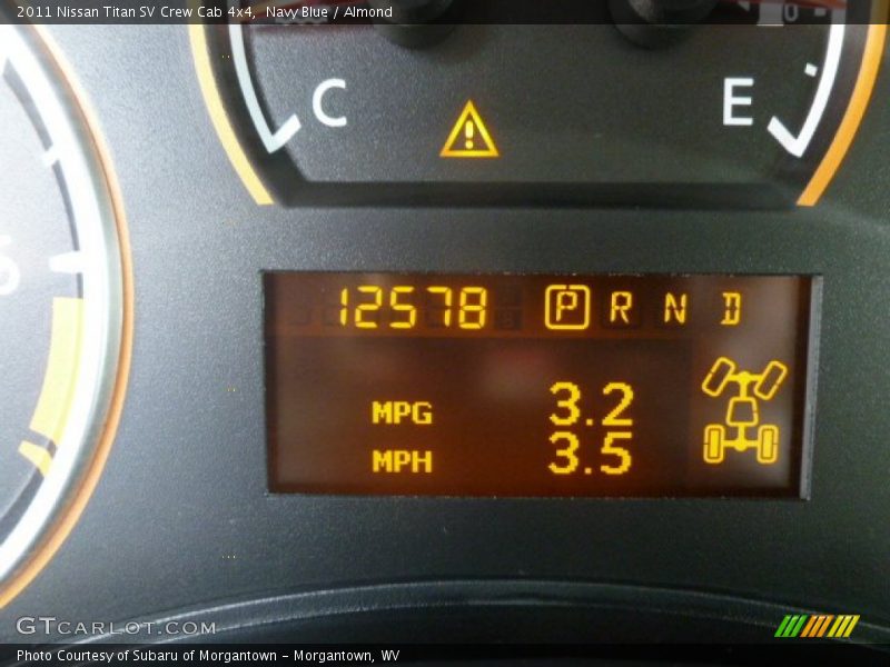 Navy Blue / Almond 2011 Nissan Titan SV Crew Cab 4x4