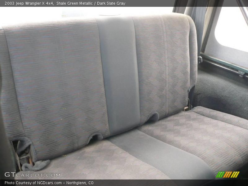 Shale Green Metallic / Dark Slate Gray 2003 Jeep Wrangler X 4x4