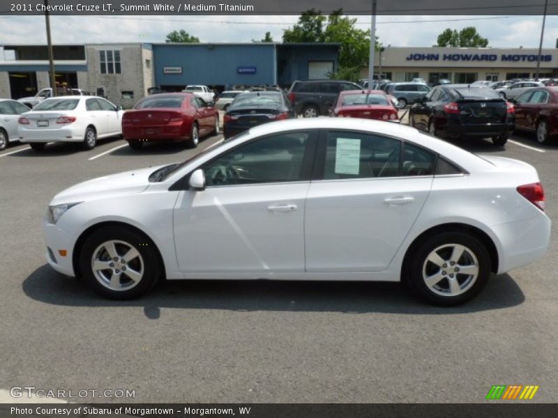 Summit White / Medium Titanium 2011 Chevrolet Cruze LT