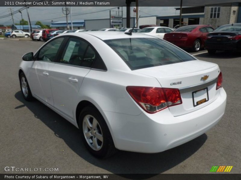 Summit White / Medium Titanium 2011 Chevrolet Cruze LT