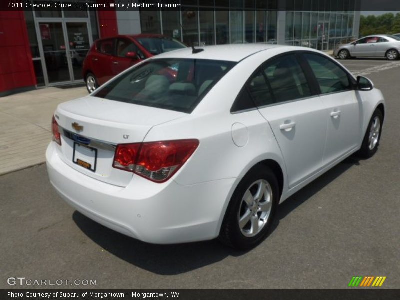 Summit White / Medium Titanium 2011 Chevrolet Cruze LT