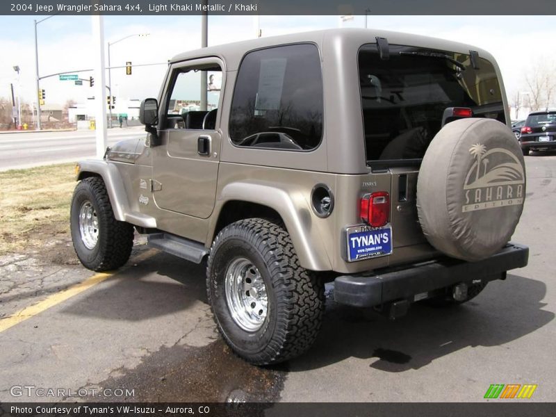 Light Khaki Metallic / Khaki 2004 Jeep Wrangler Sahara 4x4