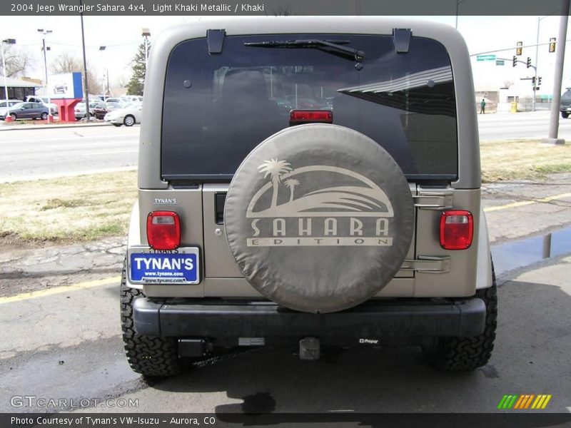 Light Khaki Metallic / Khaki 2004 Jeep Wrangler Sahara 4x4