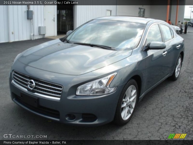 Ocean Gray / Cafe Latte 2011 Nissan Maxima 3.5 S