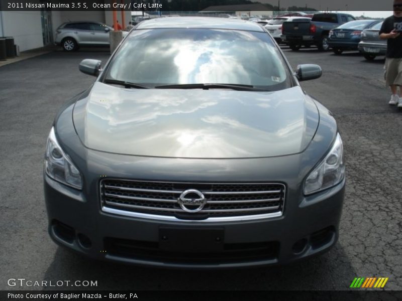 Ocean Gray / Cafe Latte 2011 Nissan Maxima 3.5 S