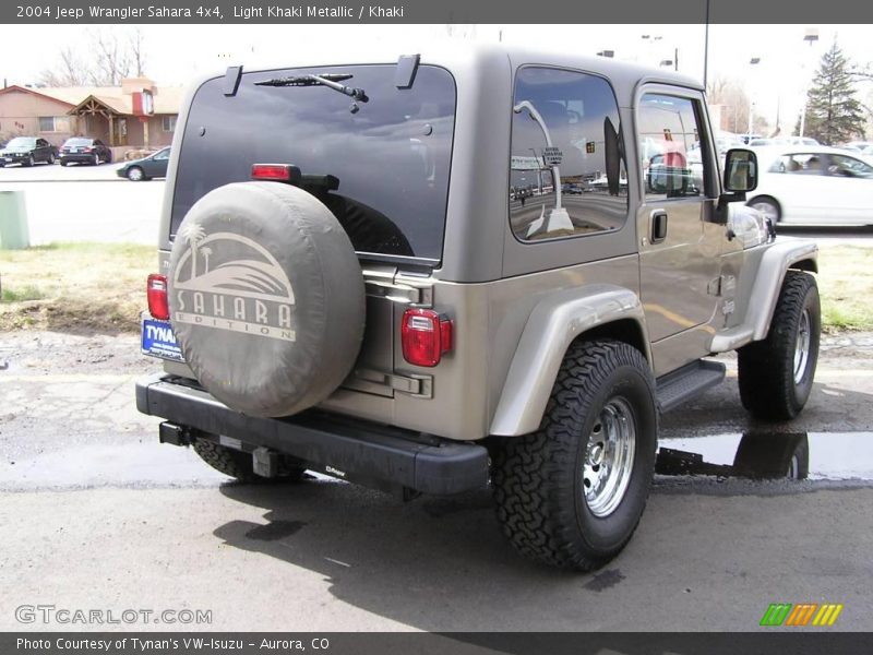 Light Khaki Metallic / Khaki 2004 Jeep Wrangler Sahara 4x4