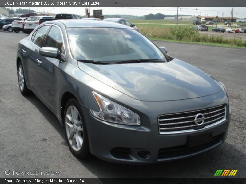 Ocean Gray / Cafe Latte 2011 Nissan Maxima 3.5 S