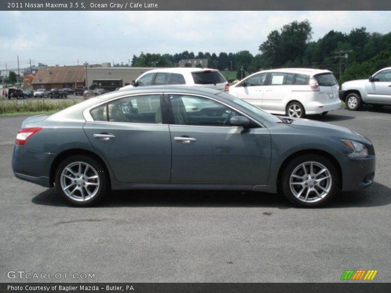 Ocean Gray / Cafe Latte 2011 Nissan Maxima 3.5 S
