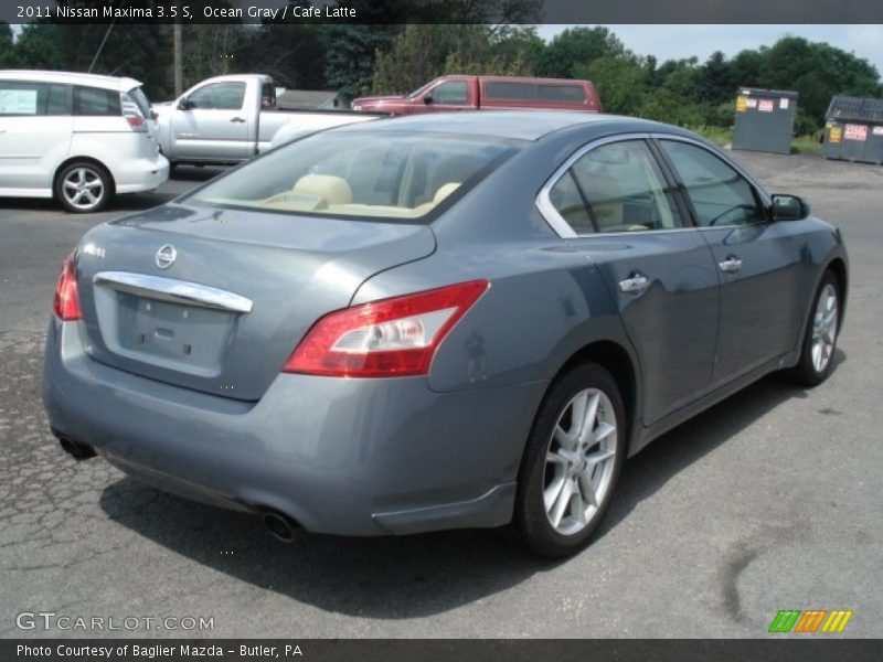 Ocean Gray / Cafe Latte 2011 Nissan Maxima 3.5 S