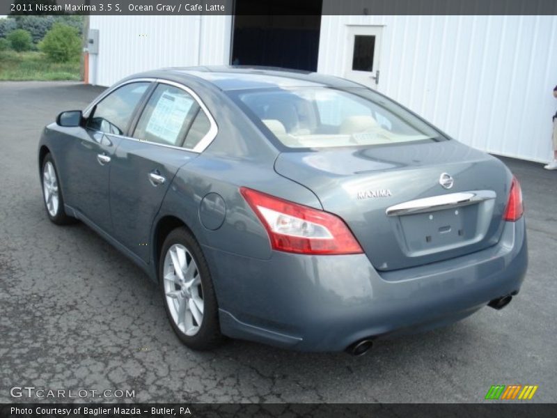 Ocean Gray / Cafe Latte 2011 Nissan Maxima 3.5 S