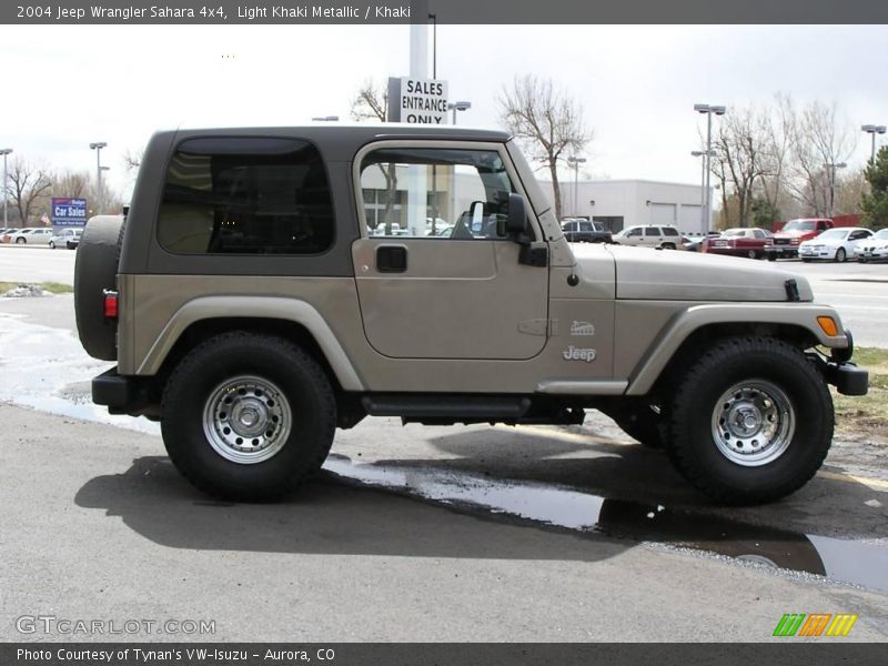 Light Khaki Metallic / Khaki 2004 Jeep Wrangler Sahara 4x4