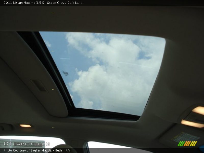 Ocean Gray / Cafe Latte 2011 Nissan Maxima 3.5 S