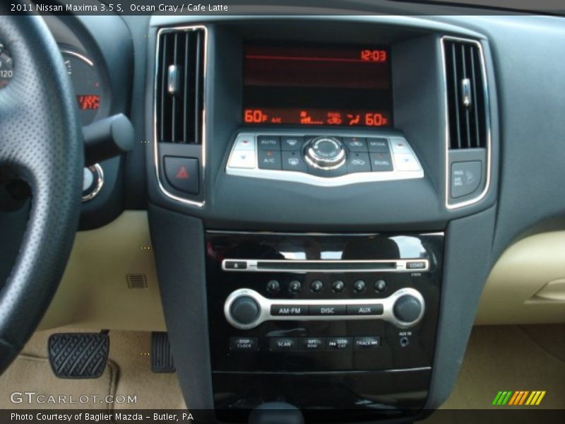 Ocean Gray / Cafe Latte 2011 Nissan Maxima 3.5 S