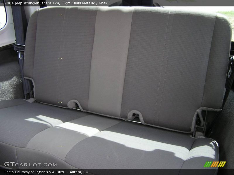 Light Khaki Metallic / Khaki 2004 Jeep Wrangler Sahara 4x4