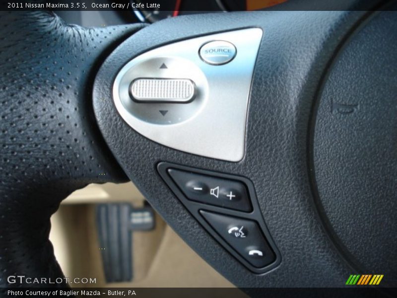 Ocean Gray / Cafe Latte 2011 Nissan Maxima 3.5 S