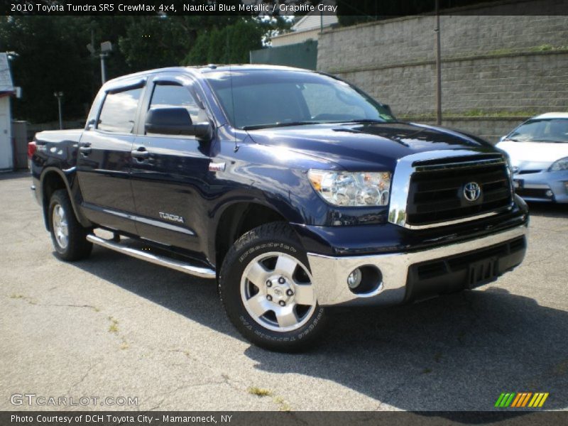 Nautical Blue Metallic / Graphite Gray 2010 Toyota Tundra SR5 CrewMax 4x4