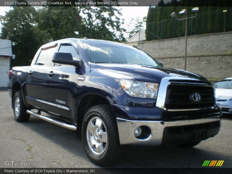 Nautical Blue Metallic / Graphite Gray 2010 Toyota Tundra SR5 CrewMax 4x4