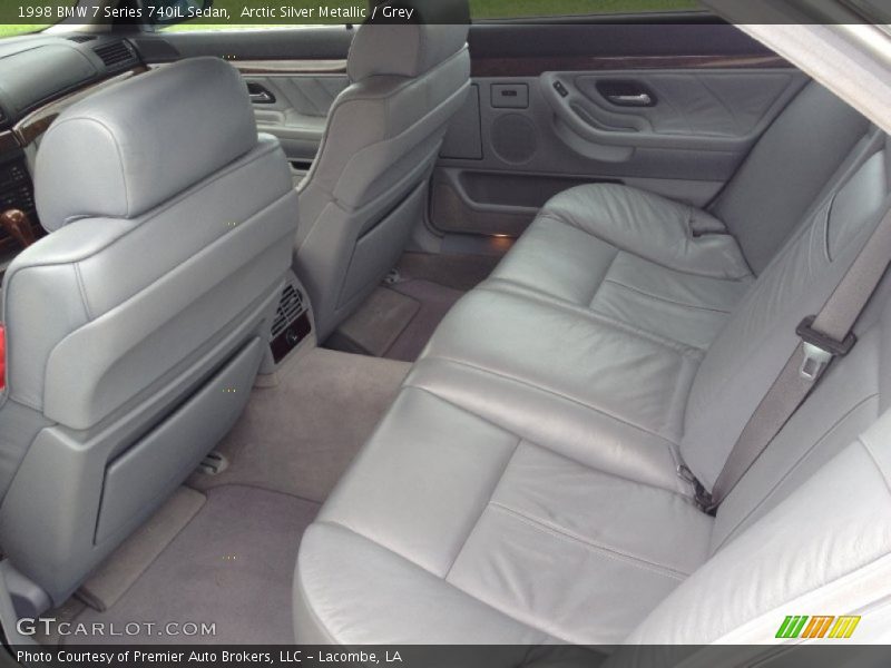 Rear Seat of 1998 7 Series 740iL Sedan