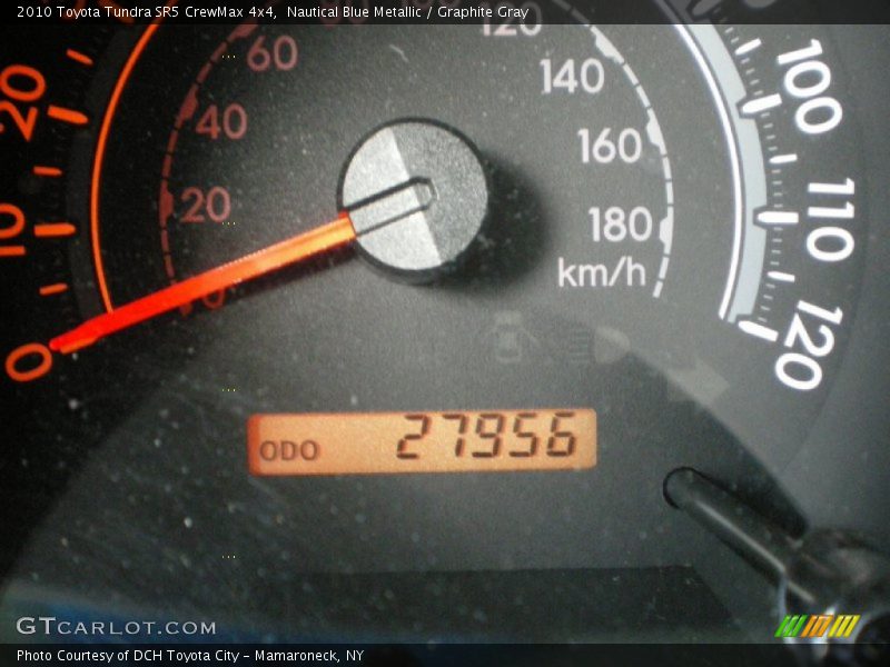 Nautical Blue Metallic / Graphite Gray 2010 Toyota Tundra SR5 CrewMax 4x4