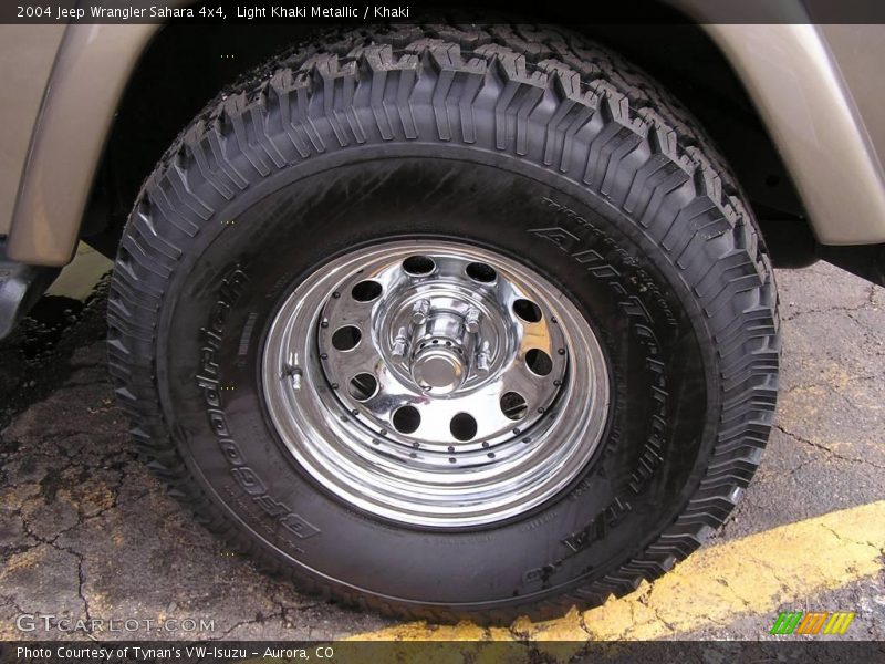 Light Khaki Metallic / Khaki 2004 Jeep Wrangler Sahara 4x4