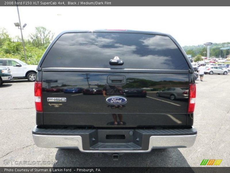 Black / Medium/Dark Flint 2008 Ford F150 XLT SuperCab 4x4