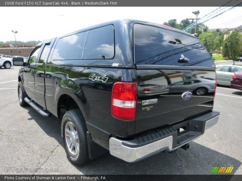 Black / Medium/Dark Flint 2008 Ford F150 XLT SuperCab 4x4