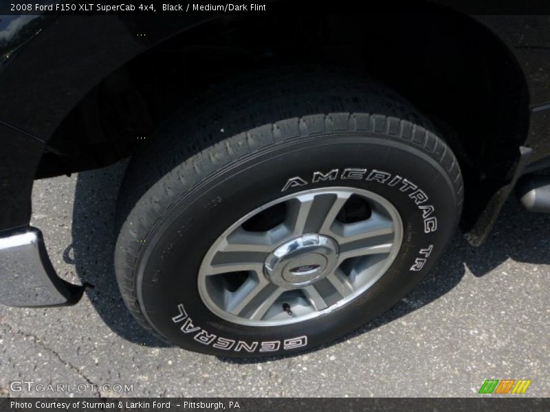 Black / Medium/Dark Flint 2008 Ford F150 XLT SuperCab 4x4