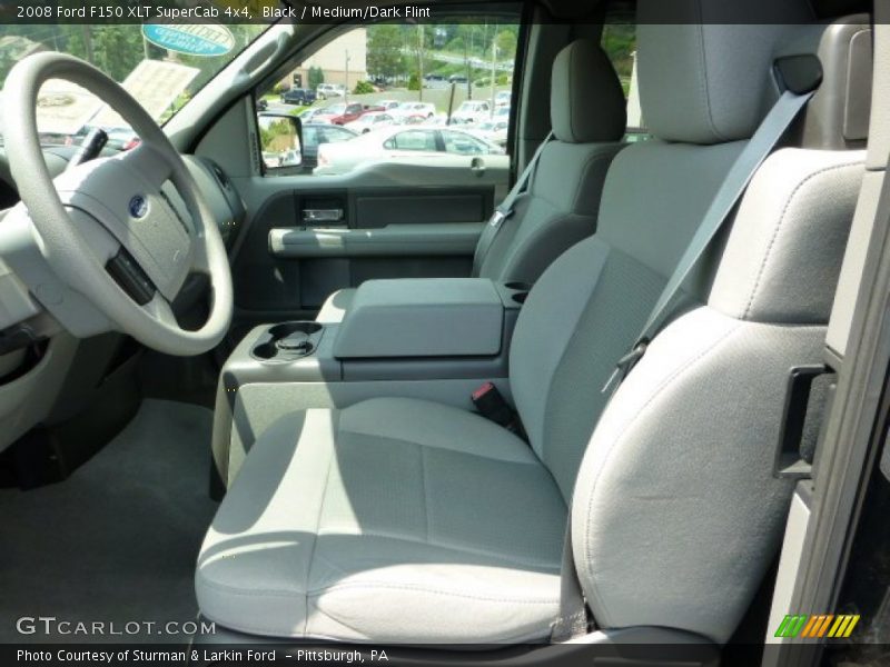 Black / Medium/Dark Flint 2008 Ford F150 XLT SuperCab 4x4