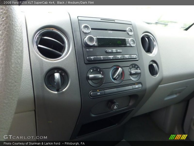 Black / Medium/Dark Flint 2008 Ford F150 XLT SuperCab 4x4