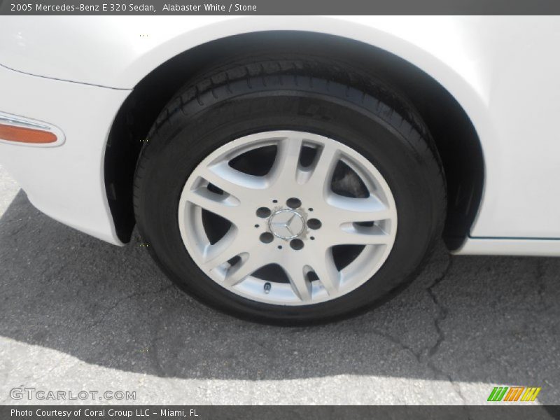 Alabaster White / Stone 2005 Mercedes-Benz E 320 Sedan