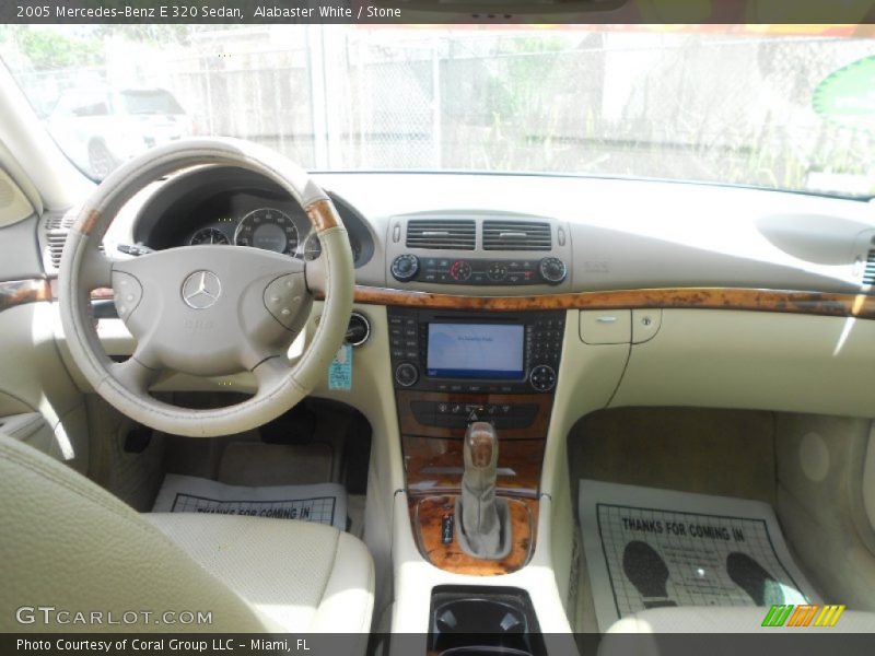 Alabaster White / Stone 2005 Mercedes-Benz E 320 Sedan