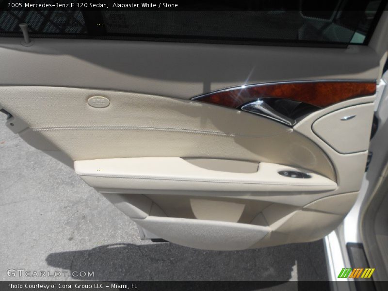 Alabaster White / Stone 2005 Mercedes-Benz E 320 Sedan